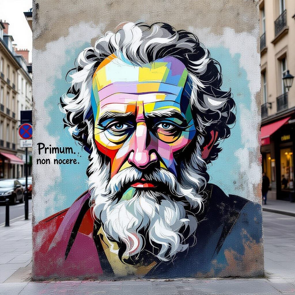 Hippocrates Street Art: Primum Non Nocere