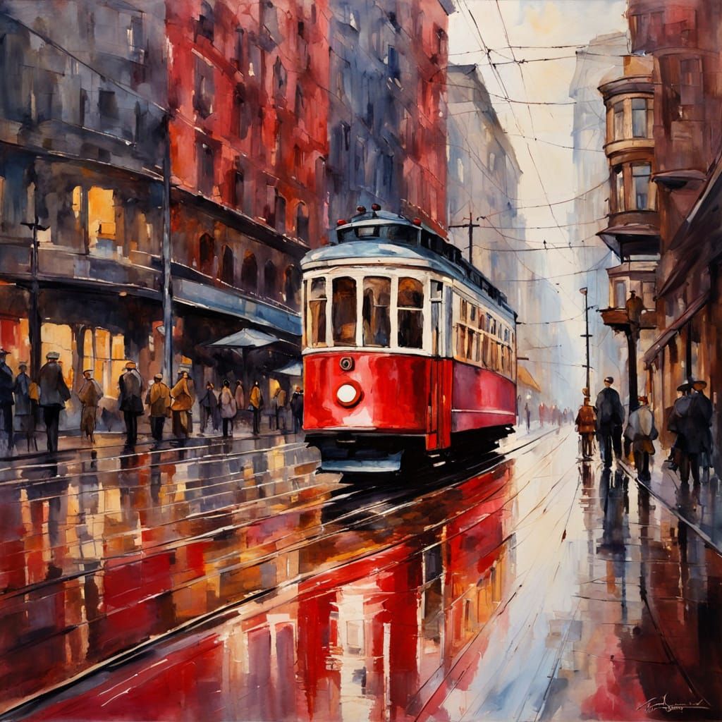 The red tram
