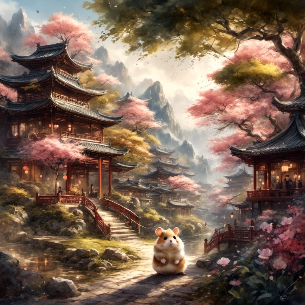A hamster in Japan