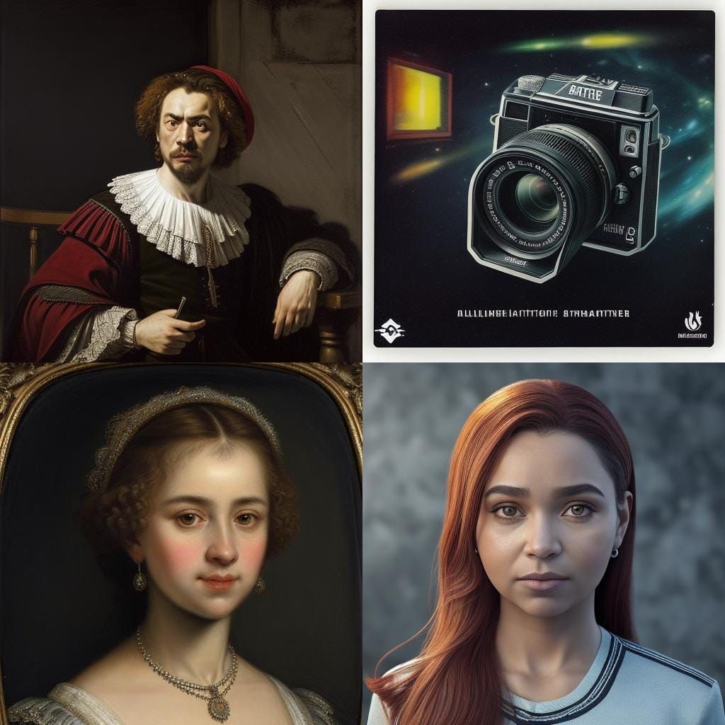 Beautiful Woman Portrait with Intricate Details