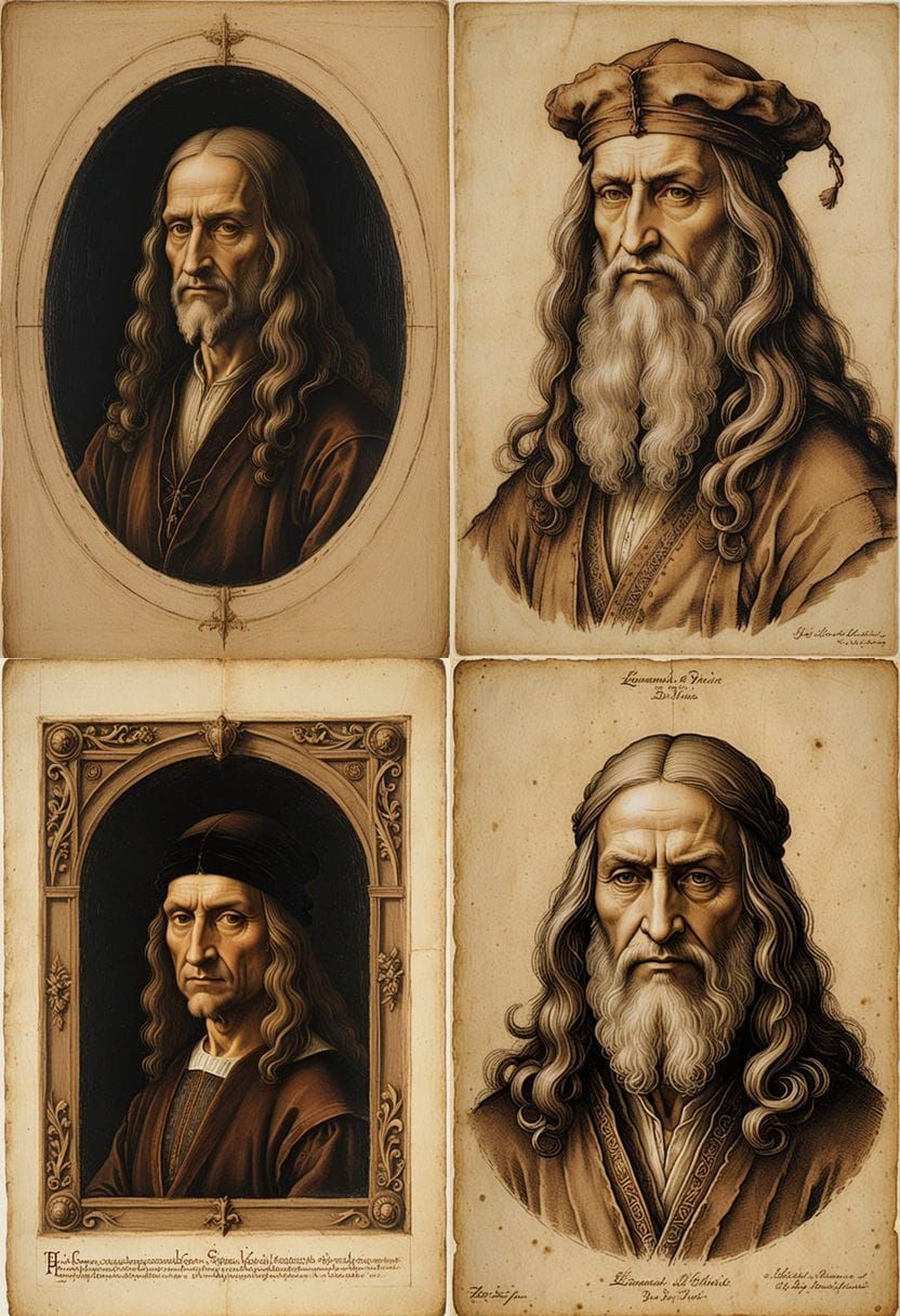 AI Realization of Leonardo da Vinci's Style