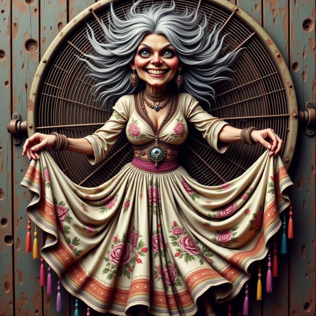 Vibrant Bohemian Meemaw Seeks Breezy Relief