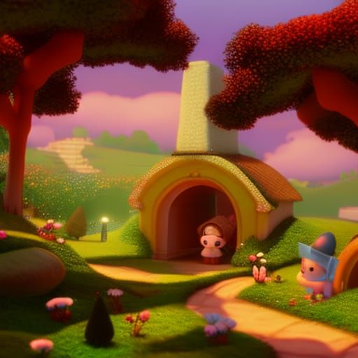 Sylvanian Families in Moose Village, Pop Art