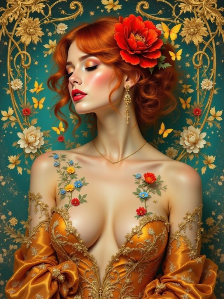 Gilded Dreams in Rococo Elegance