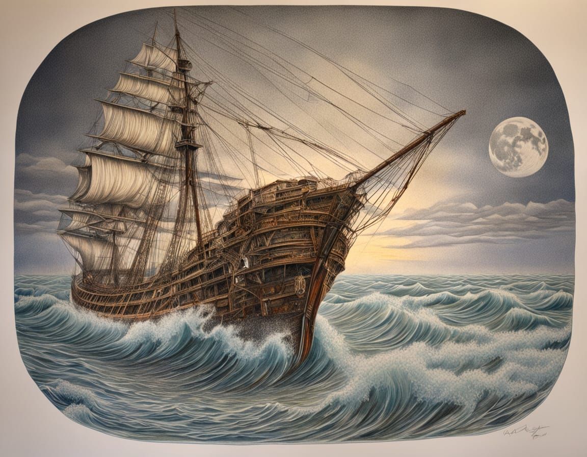 Ship on the Gulf of Mexico