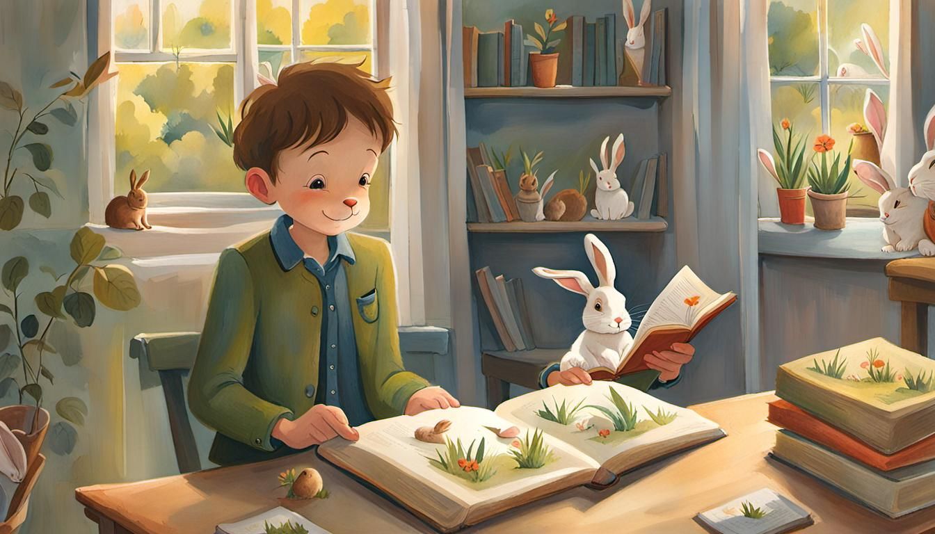 The storybook illustrations come alive and convert the readers into the characters