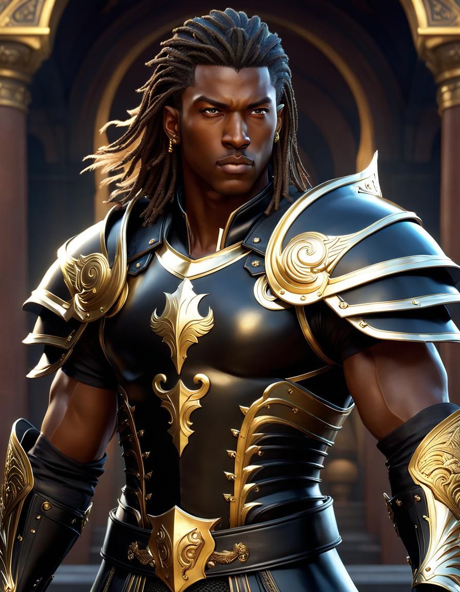 Epic Fantasy Warrior Portrait in 8K Resolution