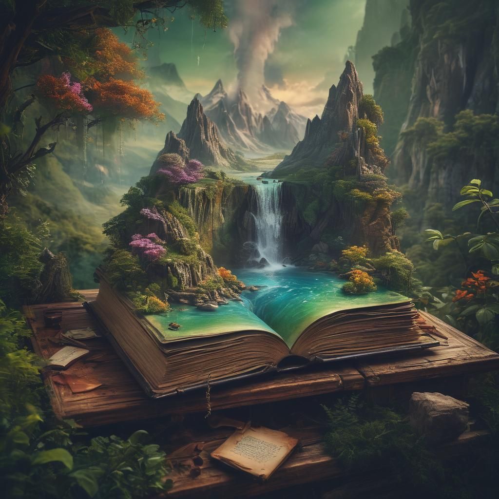 Miniature World Emerges from Ancient Book