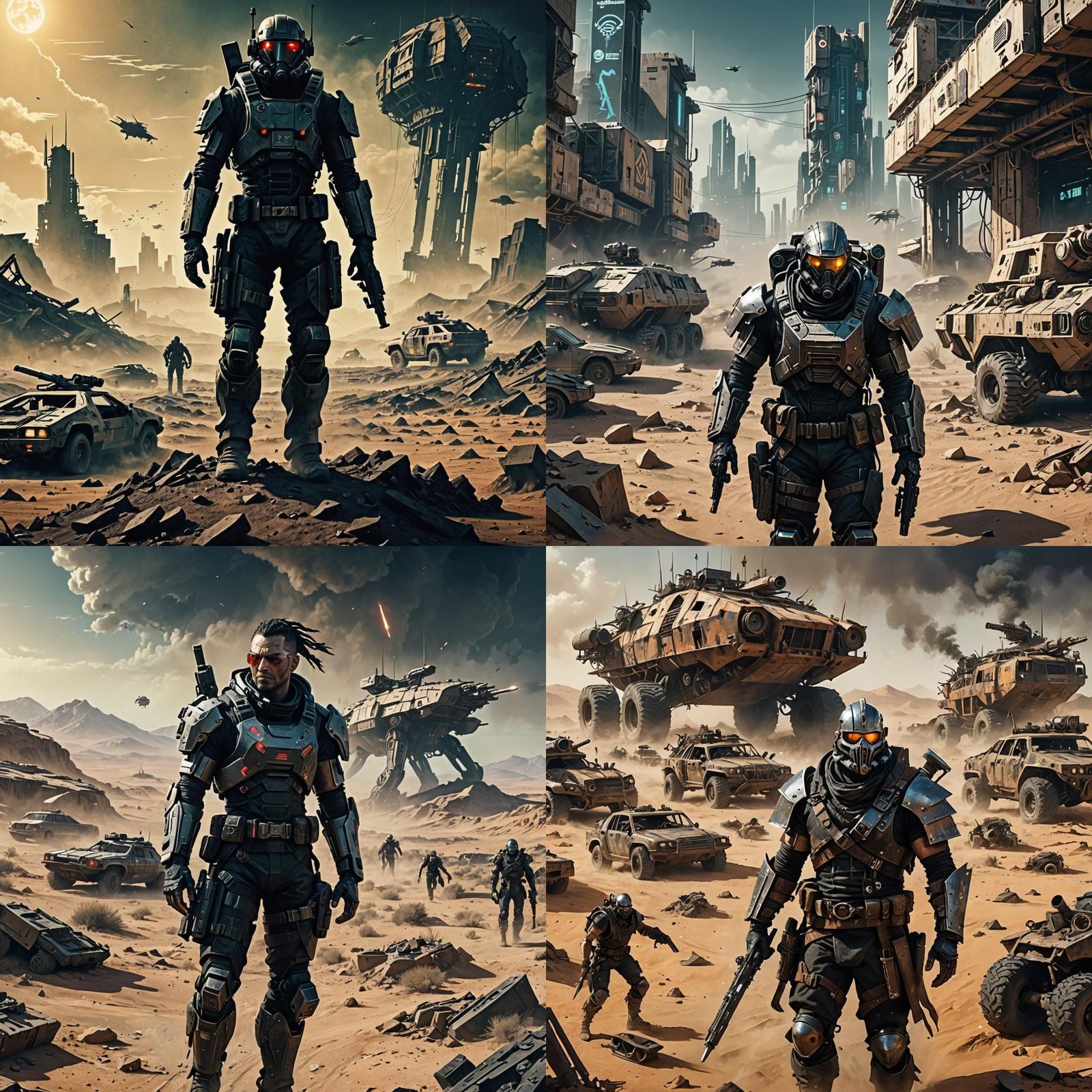 Mad Max Shepard: Cyberpunk Wasteland Warrior