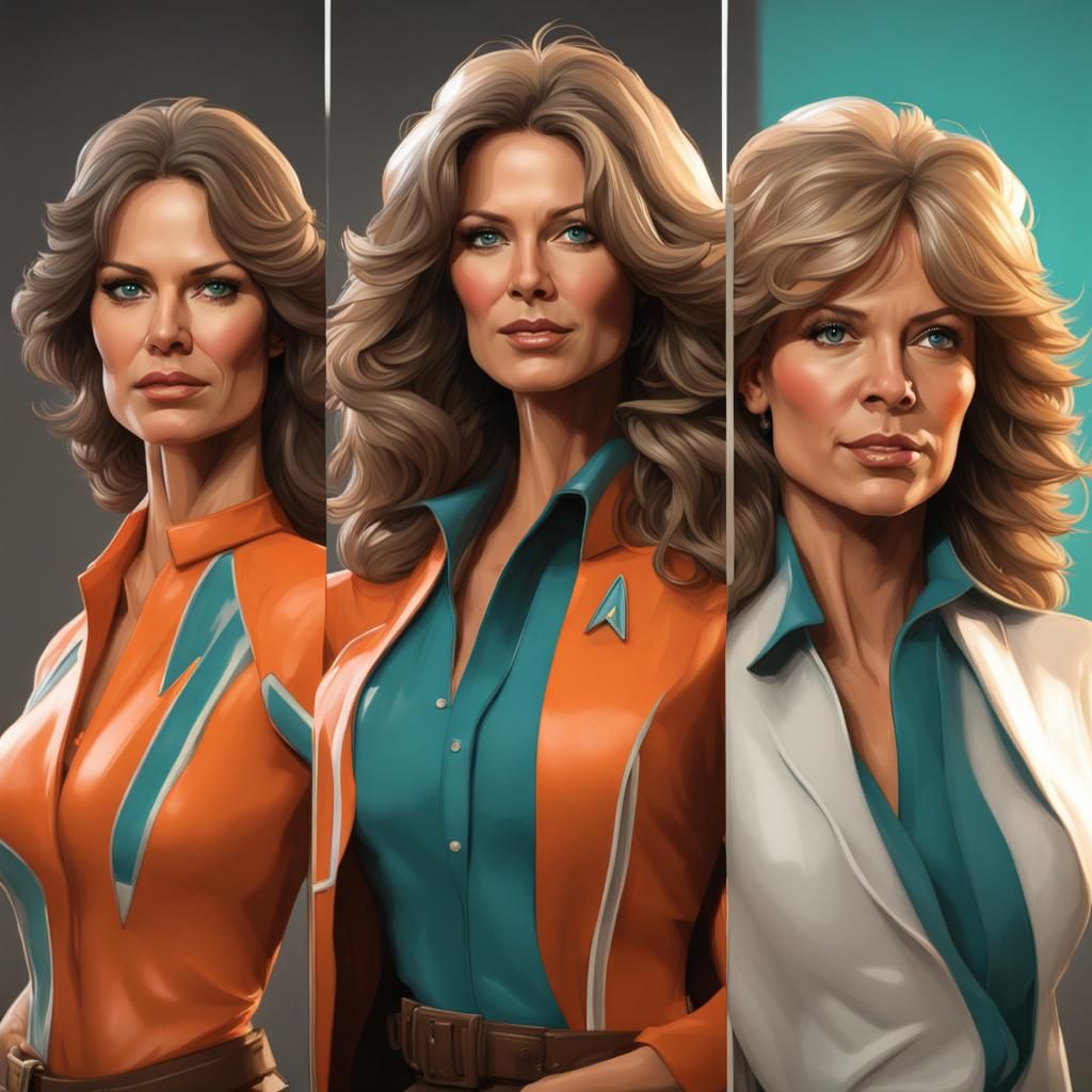 Charlie's Angels Bobbleheads Concept Art