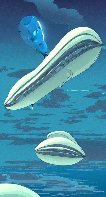 Cyberpunk Atlantis: Three Floating Cities in Ocean