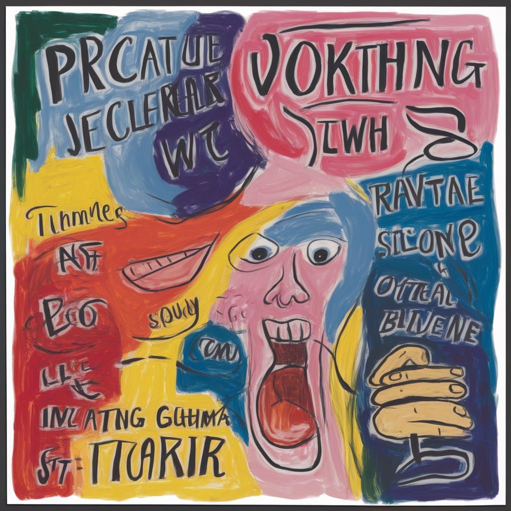 Vibrant Abstract Expressionism in Delicate, Intimate Chaos