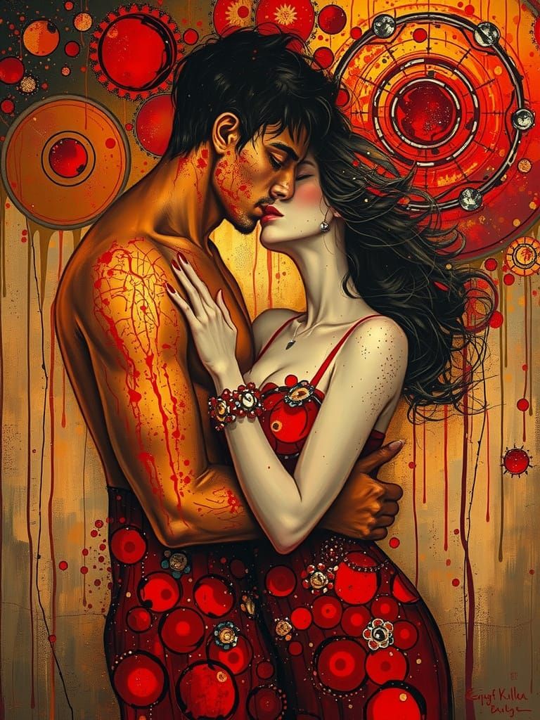 Erotic Desire Explodes in a Kaleidoscope of Color