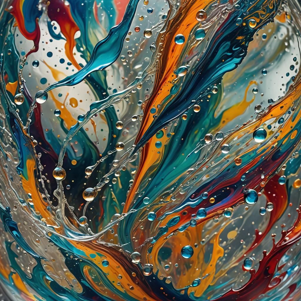 Ship in a Bottle Storm: Abstract Expressionism