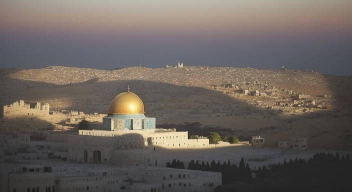 Tribute to 2Pac at Al Aqsa Mosque in Cinematic Film Style