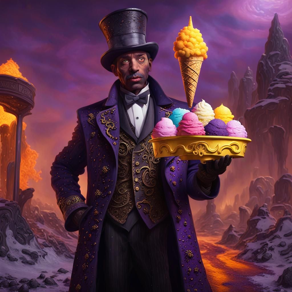 Ice Cream Vendor in Apocalyptic Hellscape