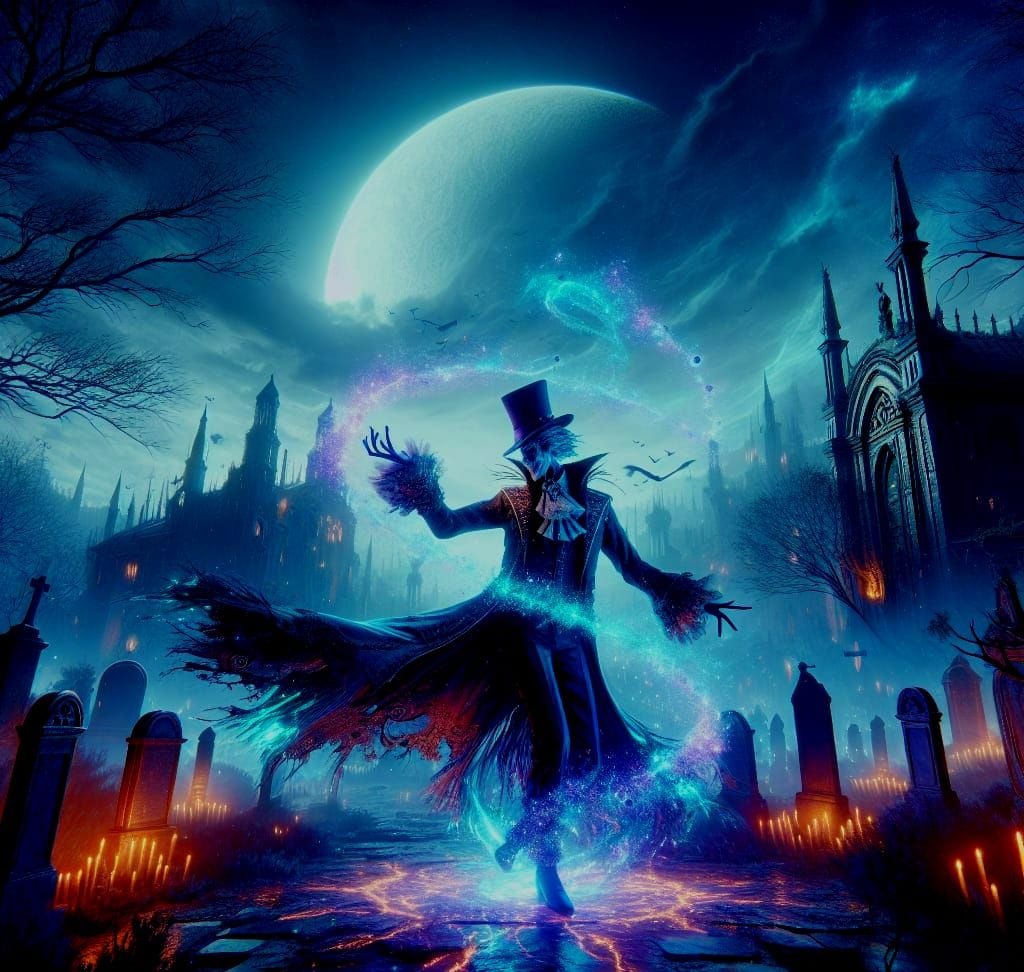 Baron Samedi's Magical Dance in Graveyard