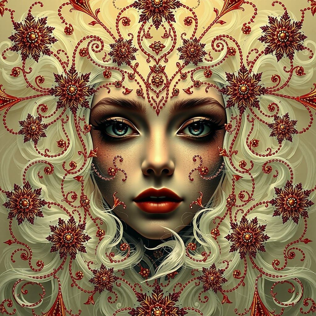 Ethereal Beauty in Twilight Glow