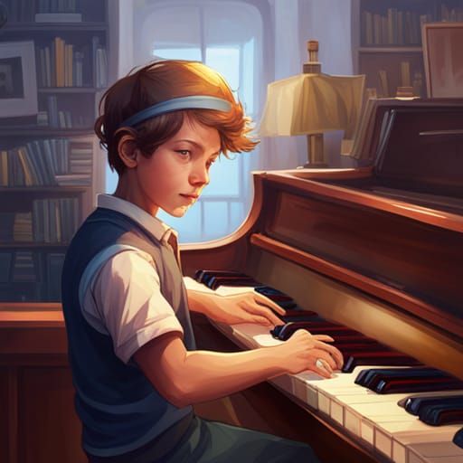 Boy Plays Football: Hyperdetailed Artgerm-Inspired Portrait