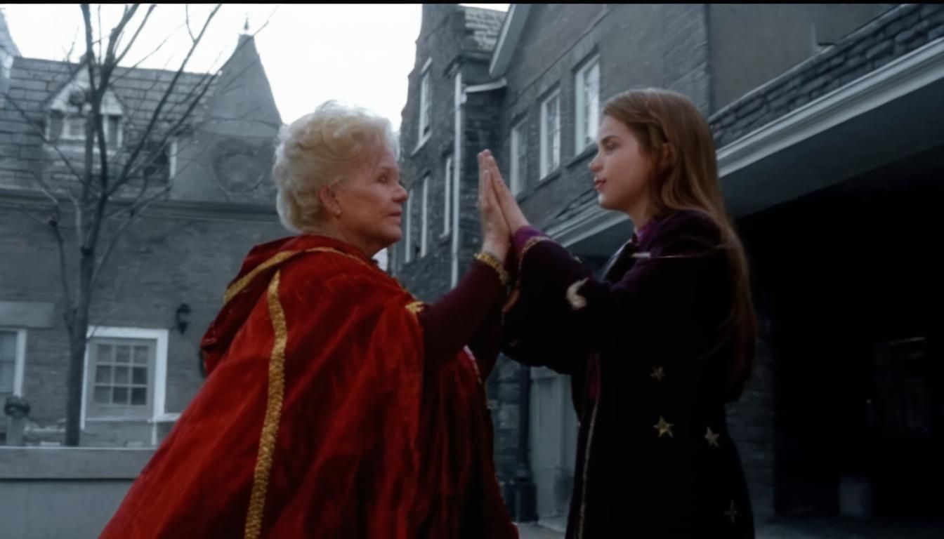 Marnie and Aggie Open a Portal from Halloweentown