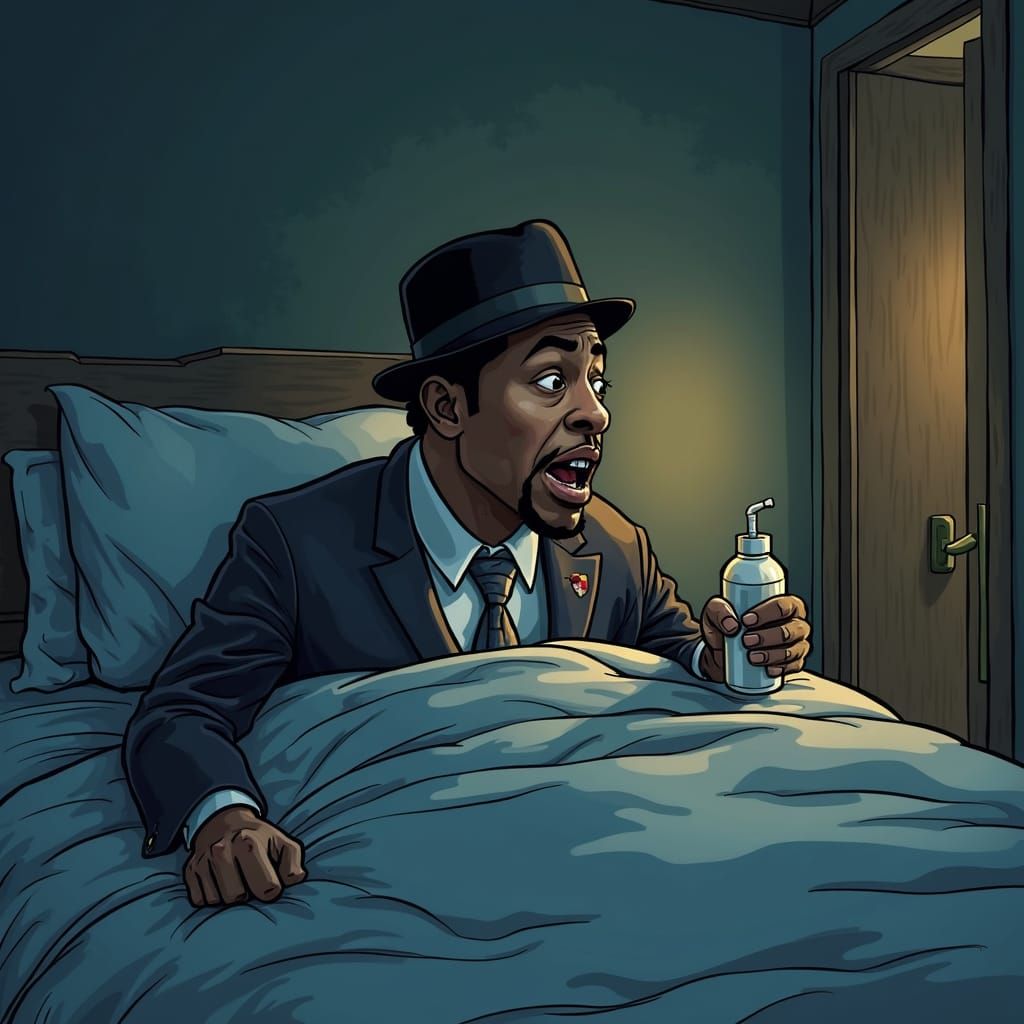 Political Cartoon: P. Diddy Under Boy's Bed