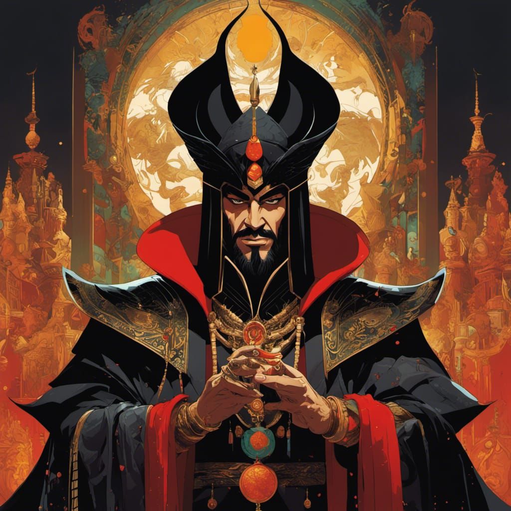 Jafar Portrait in Digital Art Style