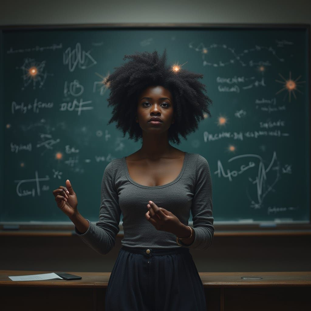 Ethereal Professor of Physics Teaches Complex Concepts with ...