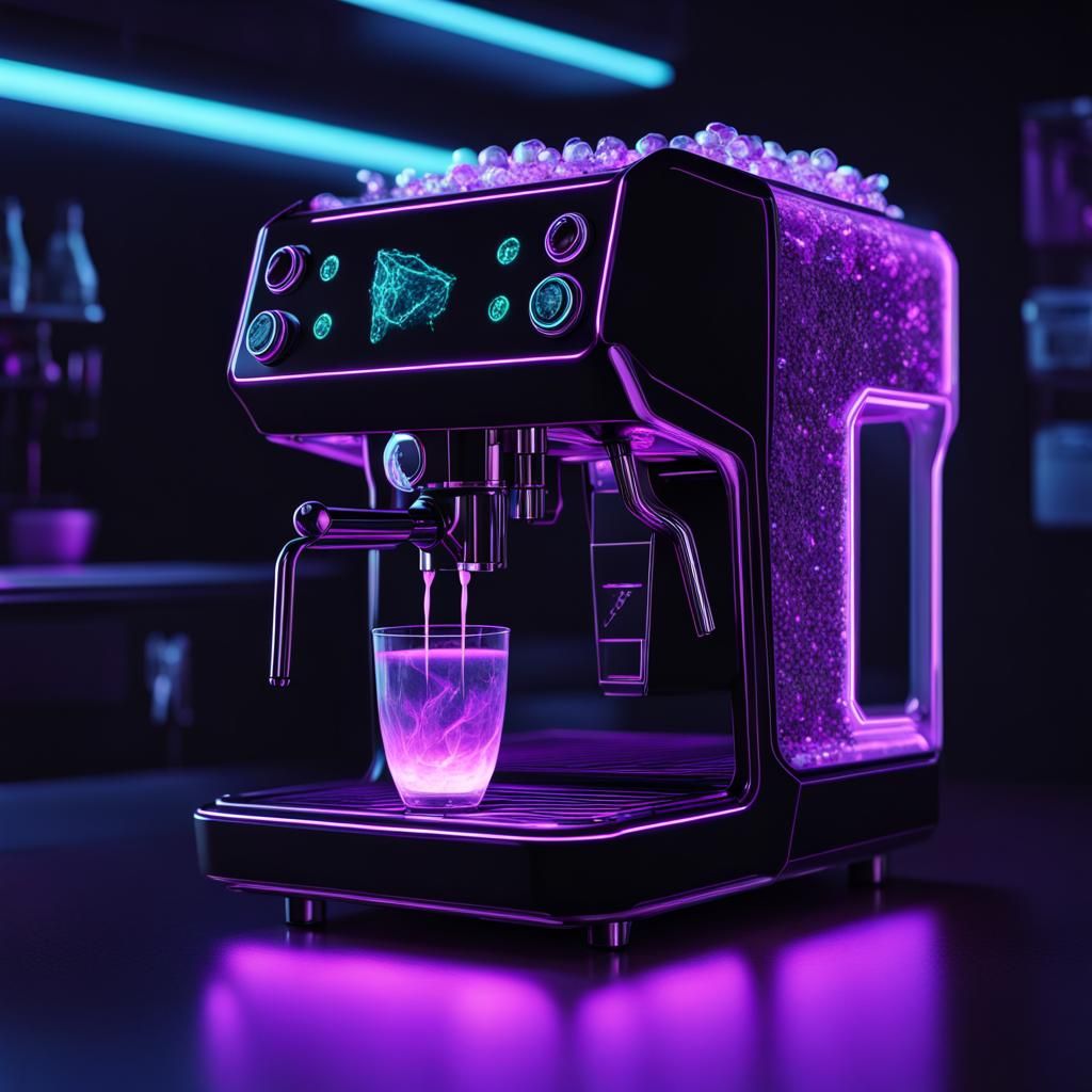 Cyberpunk Coffee Machine