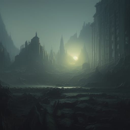 Dark Fantasy Concept Art: Chill Out, Eat Moon Pie