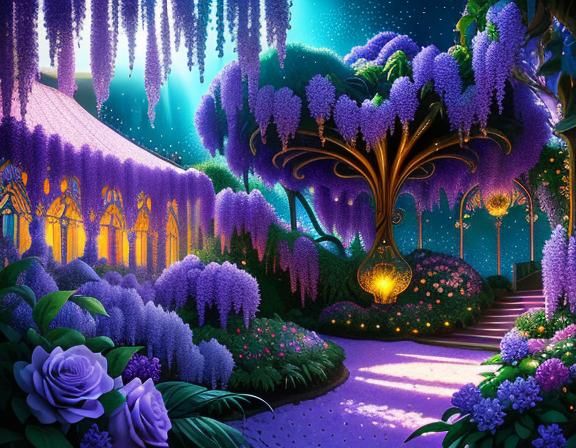 (Flowers are all crystal glass blown1.8).(A magical secret g...