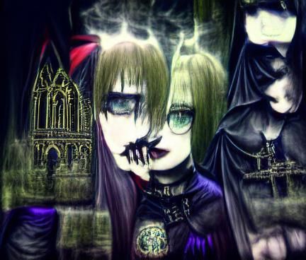 Dark Gothic AI Image