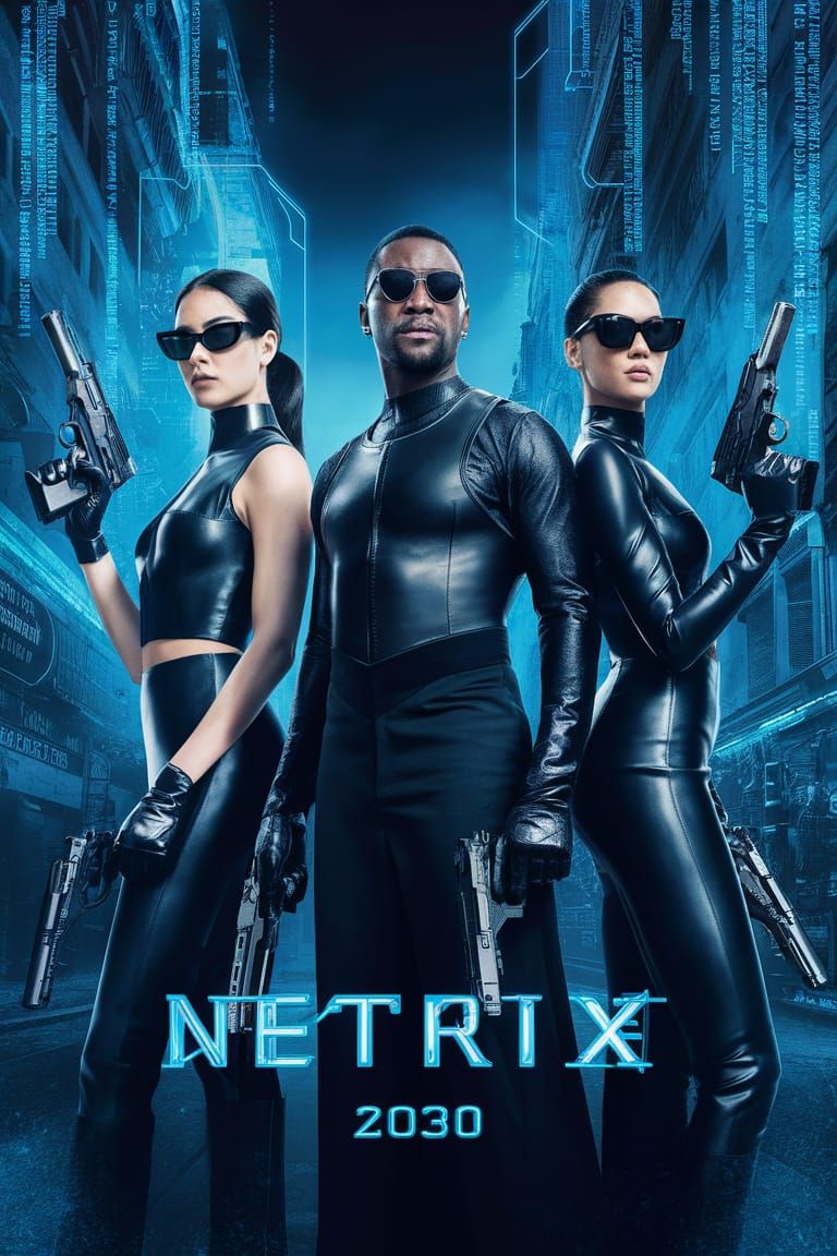 Movie Poster – Ideogram Release Challenge – Netrix 02