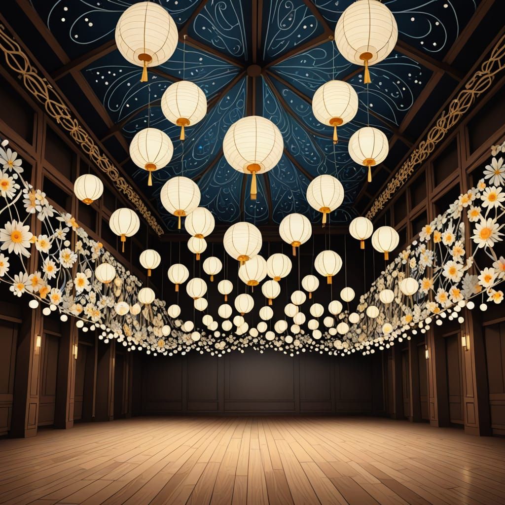 Lantern Hall Interior in Metaphysical Style