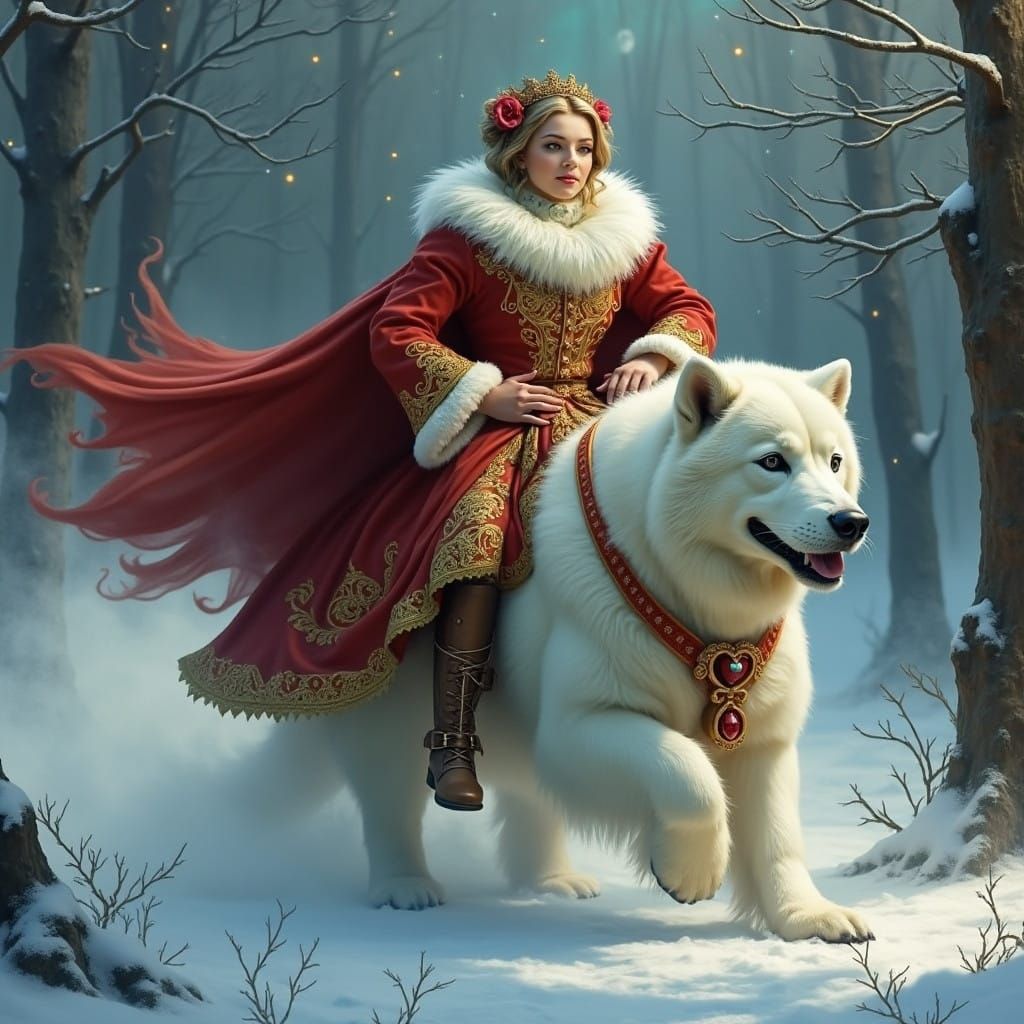 Whimsical Dreamlike Portrait in 19th-Century Russian Romanti...