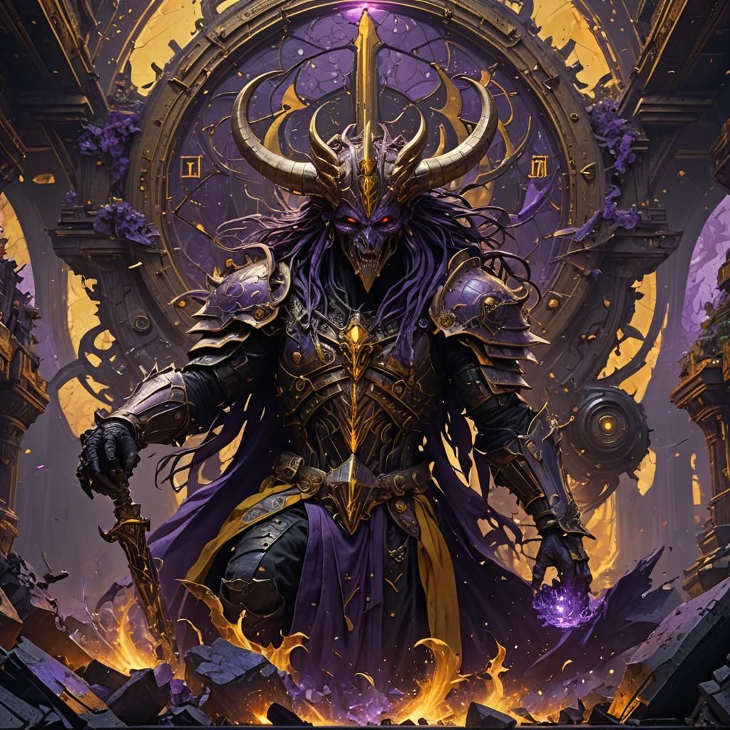 Dark Fantasy Destroyer 666 Concept Art