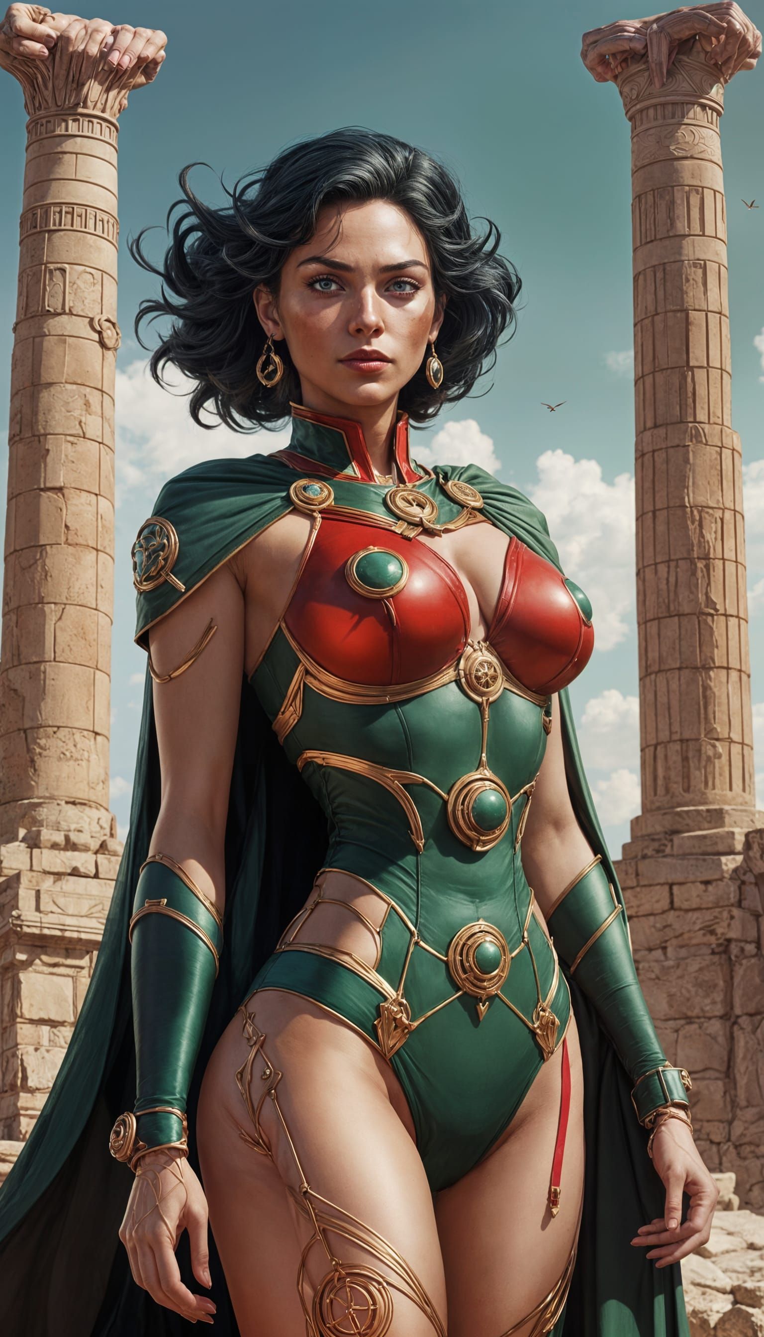 Libyan Superheroine Embodies Desert Nation's Spirit in Elega...