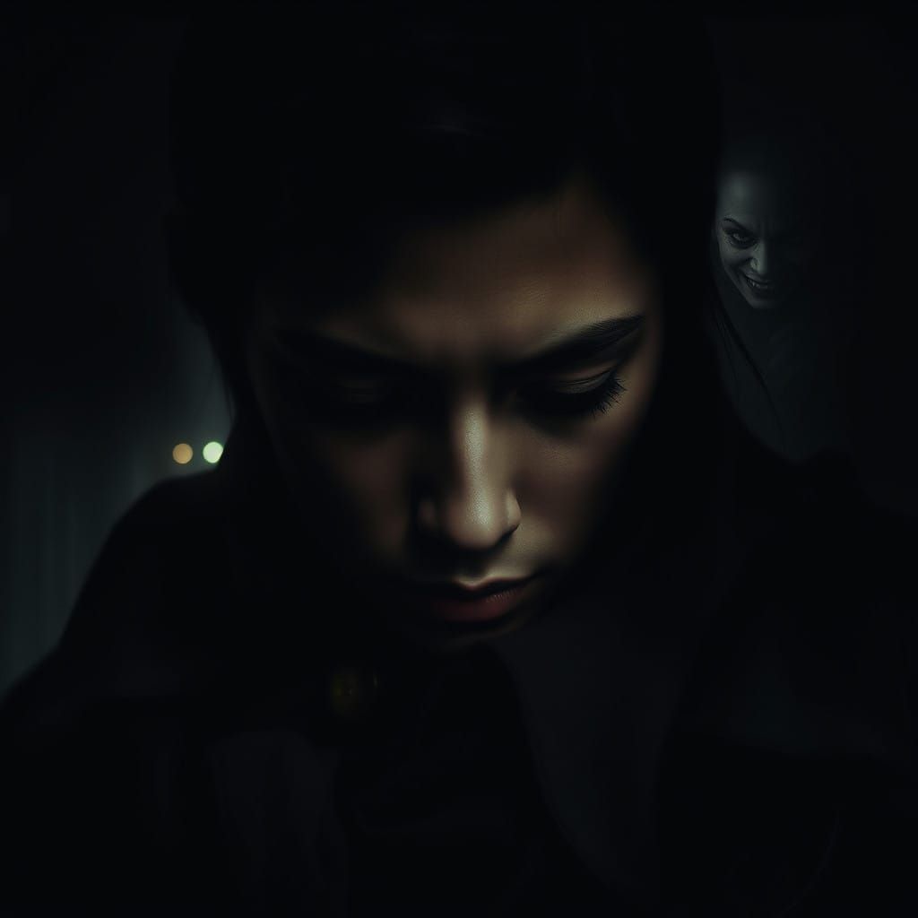 Lost Soul in City Shadows, Haunted by Deception