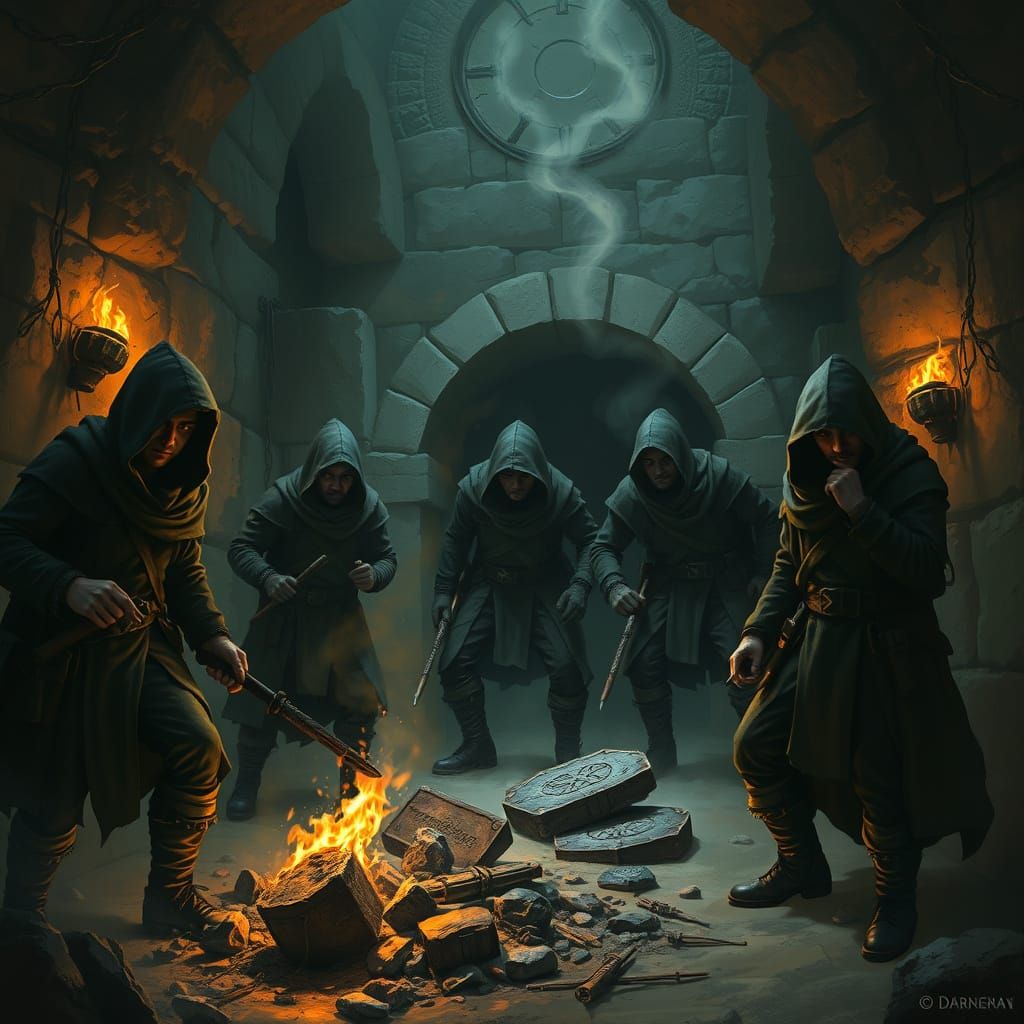 Infiltrators of Thunderhold Outpost in Dark, Gritty Realism