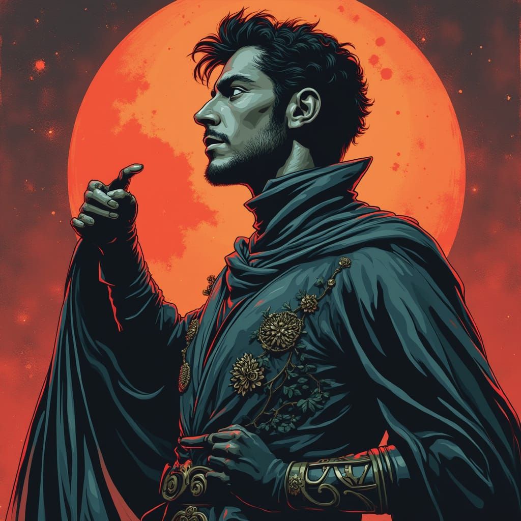 Ethereal Landscape in Impressionist Style