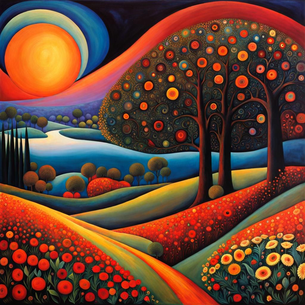 Psychedelic Jupiter: A Surreal Dreamscape