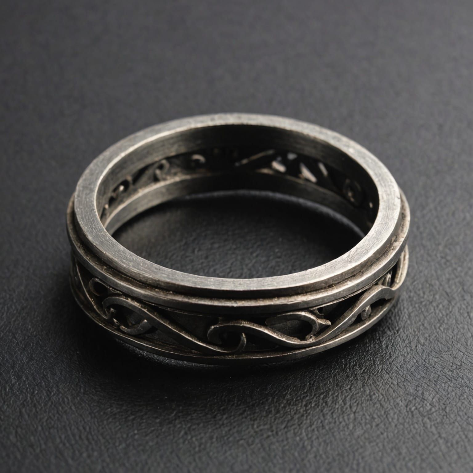 Close-up of a Large Iron Ring