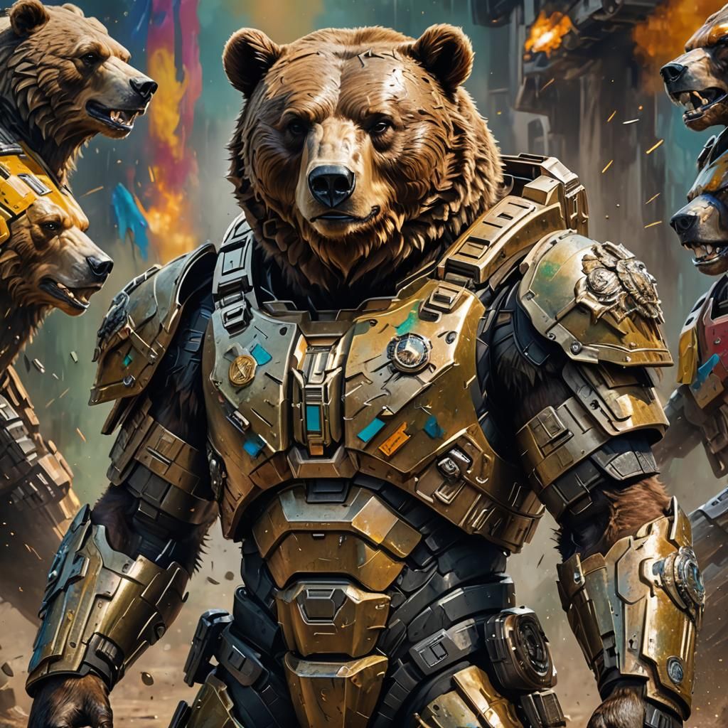 Armored Bear: Master Chief Concept Art