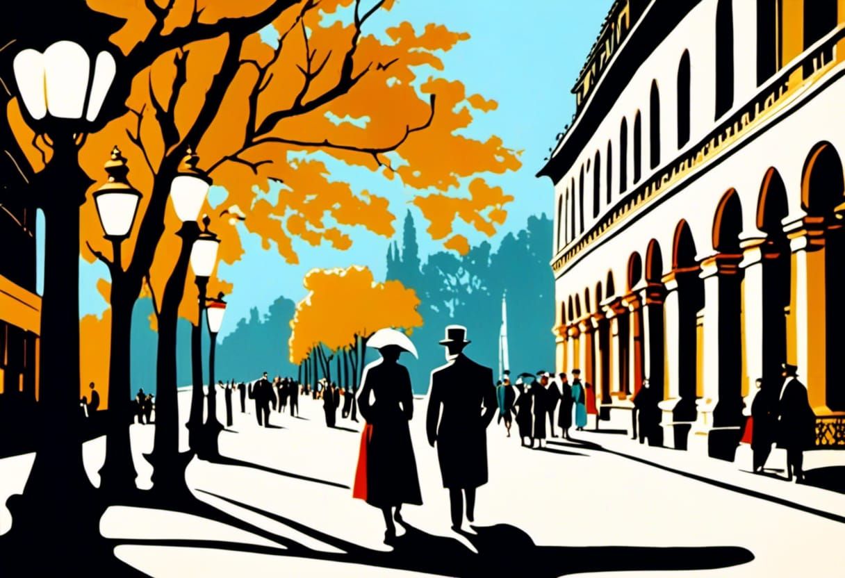 Gilded Age Man in Spain, Autochrome Style