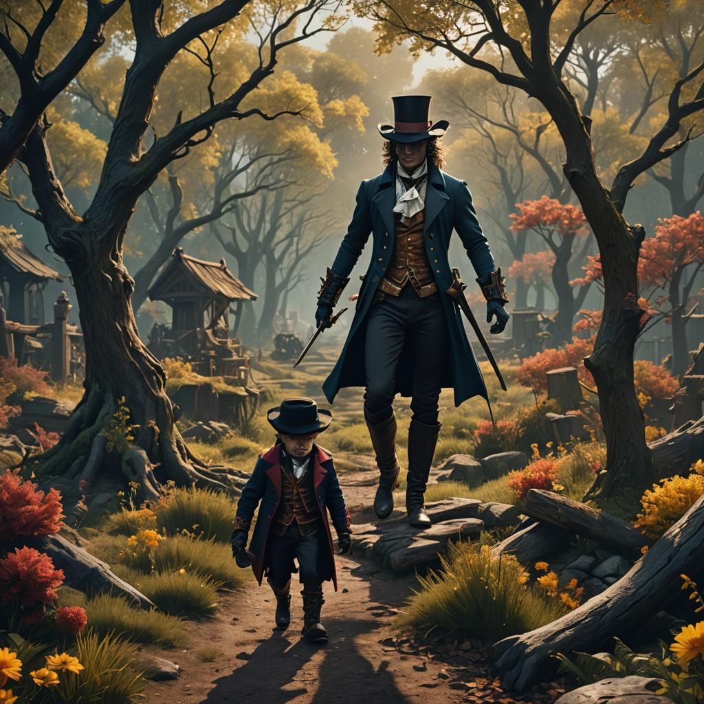 Dandy Highwayman: Detailed Fantasy Concept Art