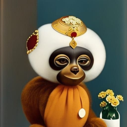Cheburashka and Totoshka Masquerade Ball, Marquet Style