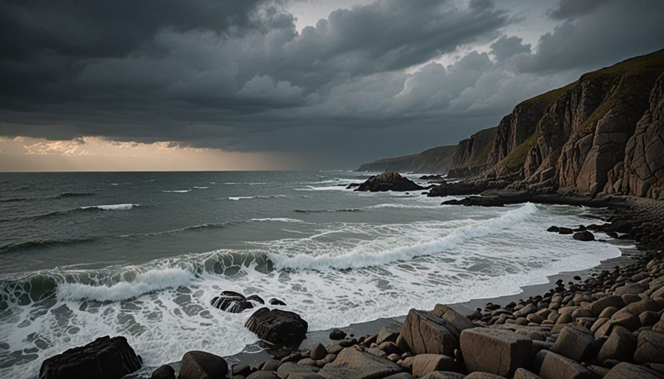 Melancholic Spring Awakening Landscape Photography