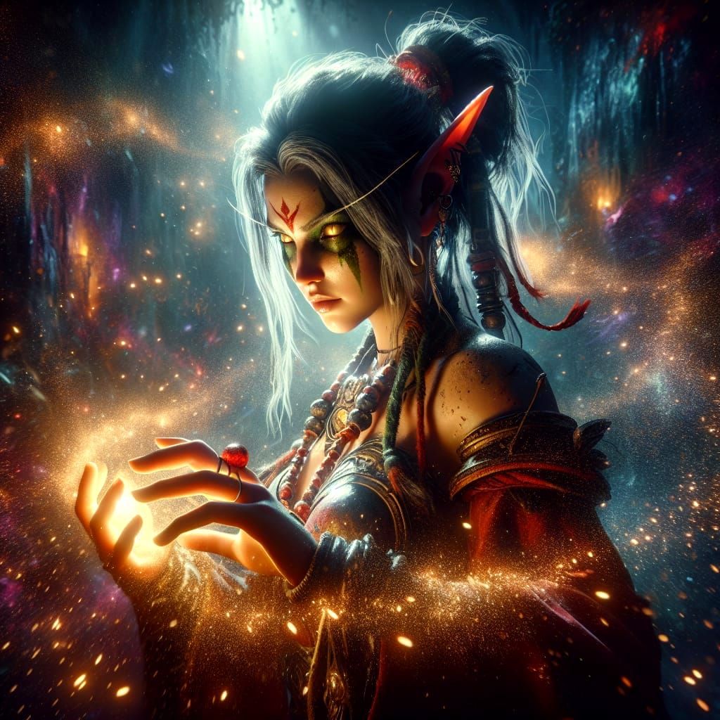 Raised by Orcs, The Elven Orc