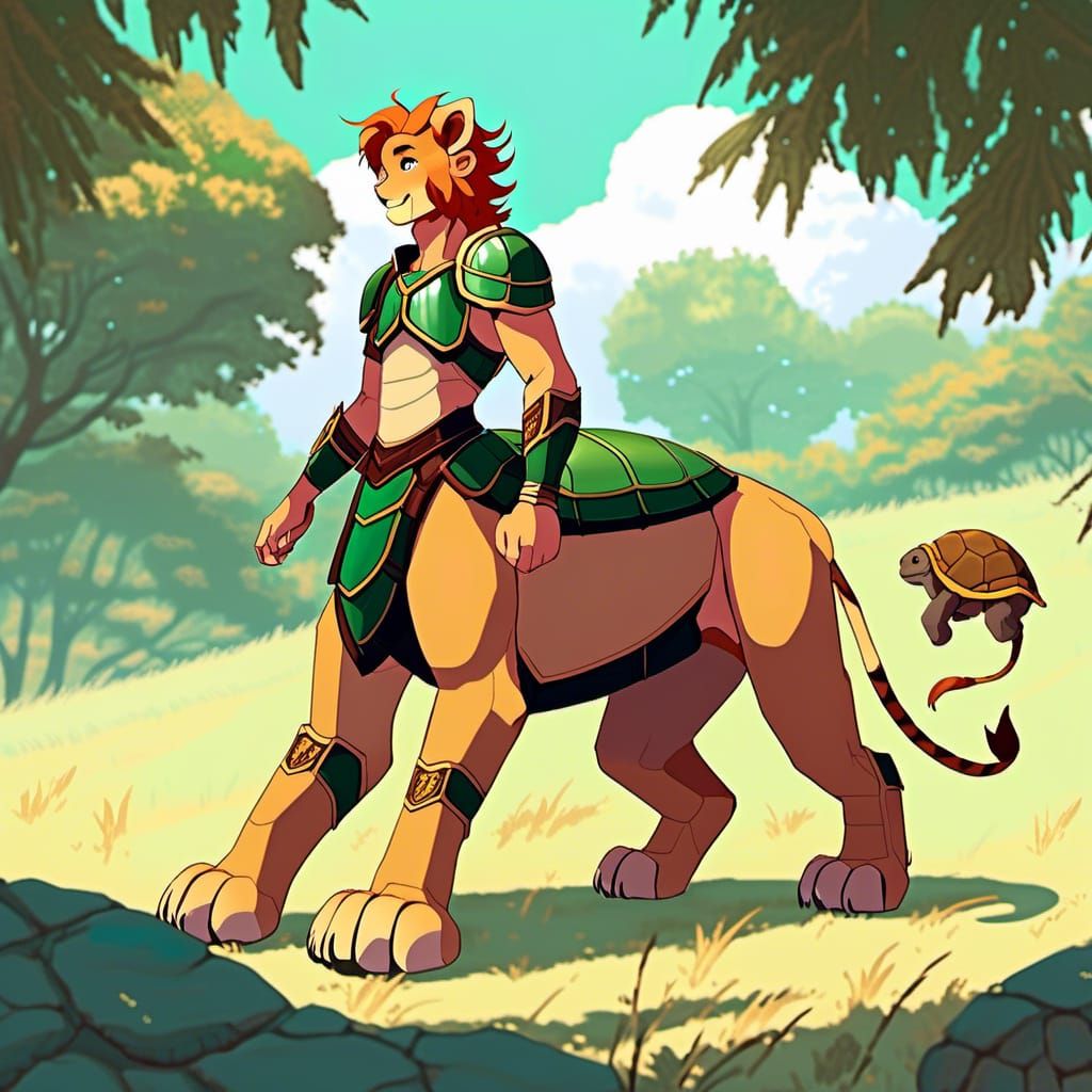 Turtle Taur with Turtle Familiar