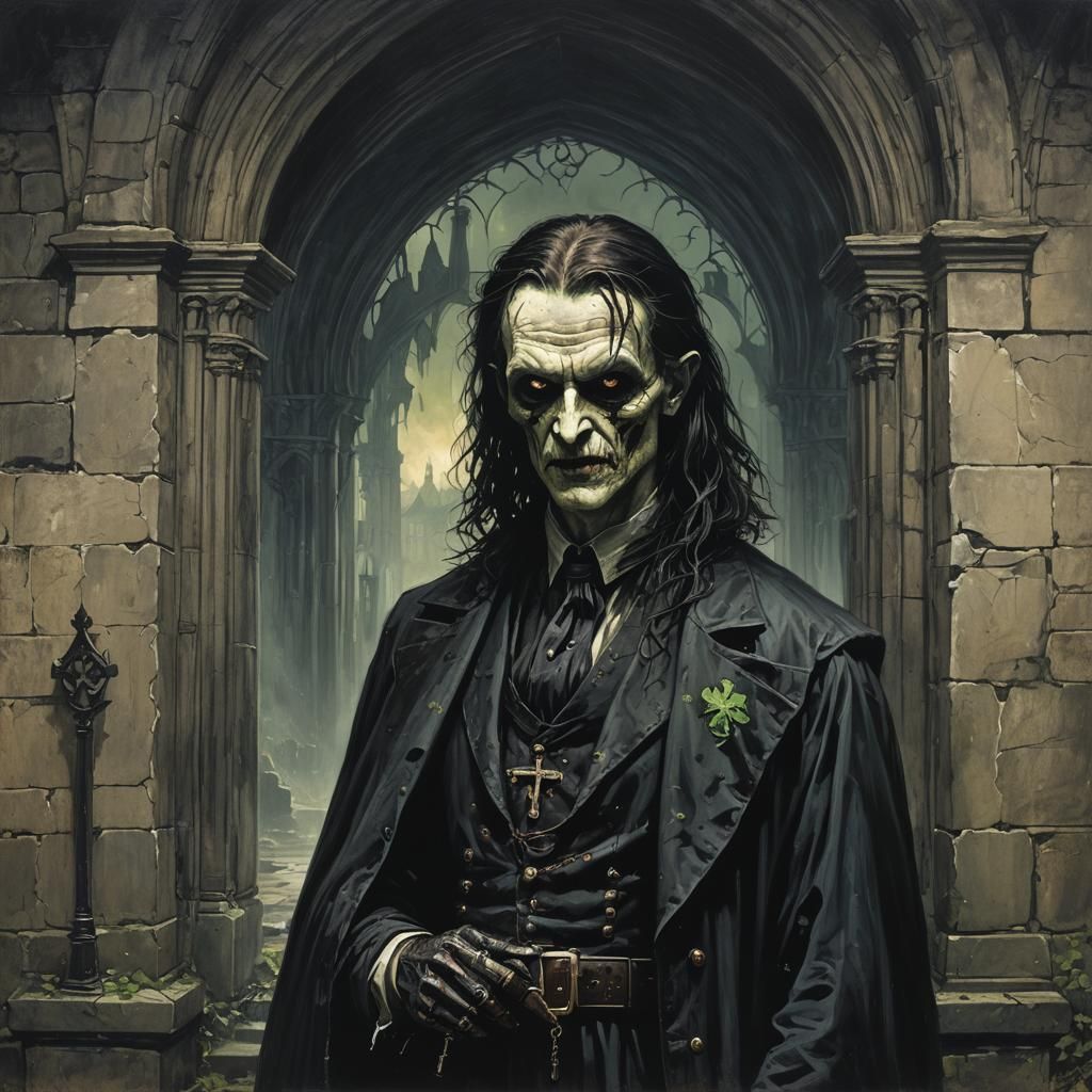 Sinister Gothic Irish Horror Art