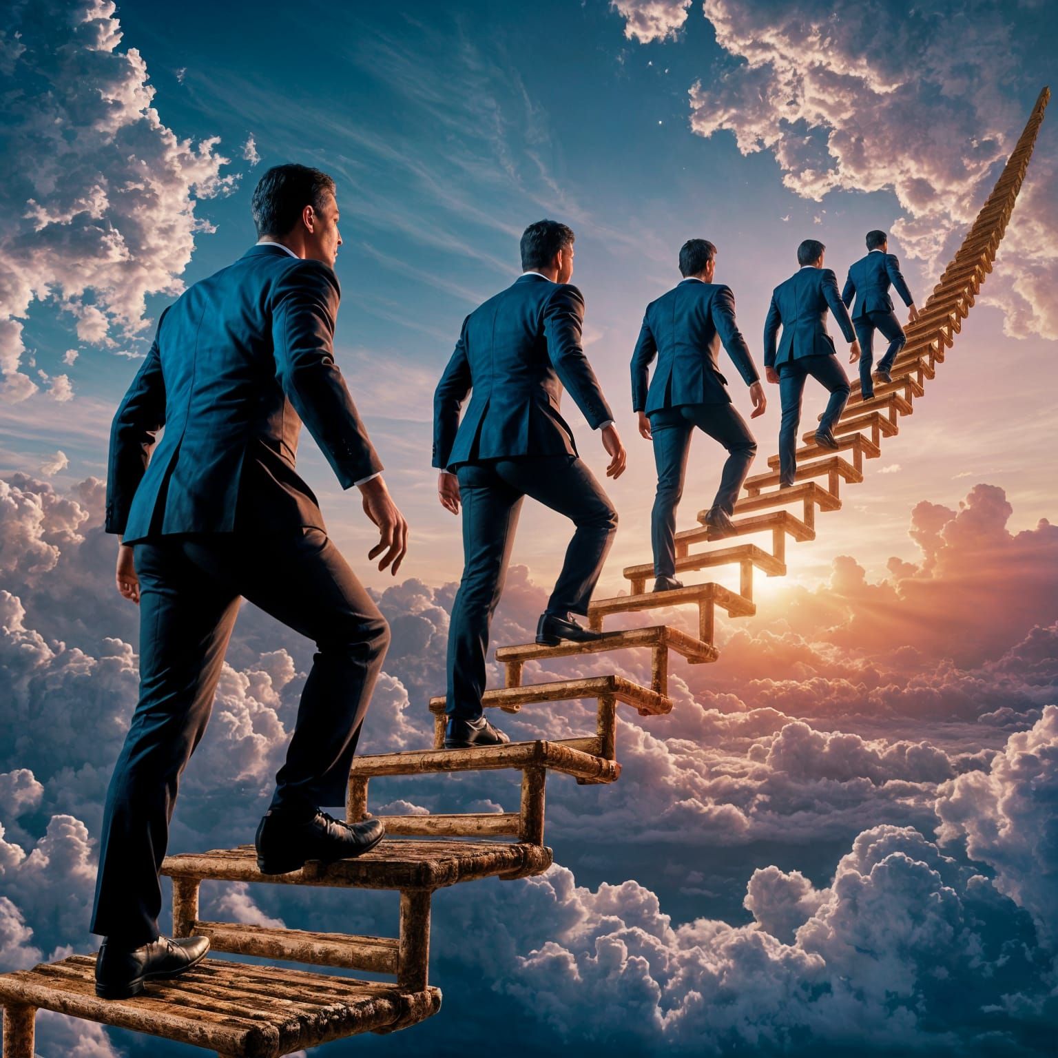 Managers Ascend to Evolutionary Pinnacle in Whimsical Fantas...